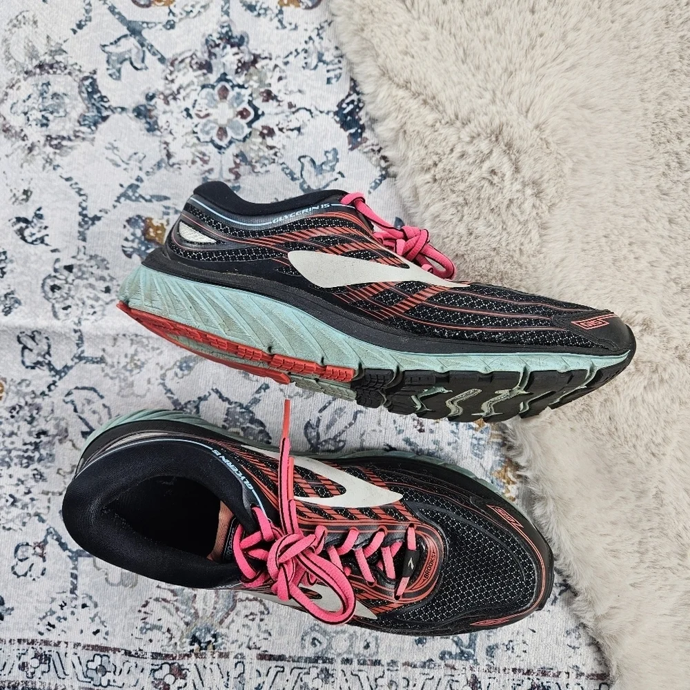 Brooks Glycerin 15 Running Shoes Super DNA Black Pink 1202471B099 US 9 - Picture 4 of 12